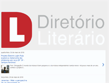 Tablet Screenshot of diretorioliterario.com